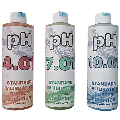 #ad pH Standard Calibration Buffer Solution for pH Meter pH 4 7 10 USA Series $19.90
