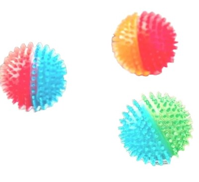 #ad Dog Toy Fetch Spiky Ball Chew Resistant $18.99