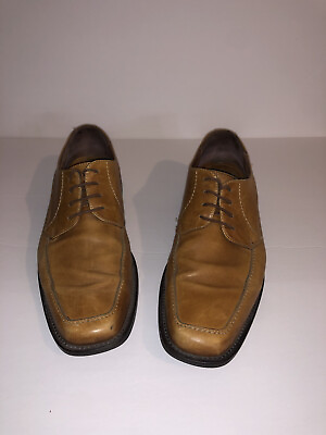 #ad 208373 SP50 Men#x27;s Shoes Size 9 M Brown Leather Lace Up Johnston amp; Murphy $19.00