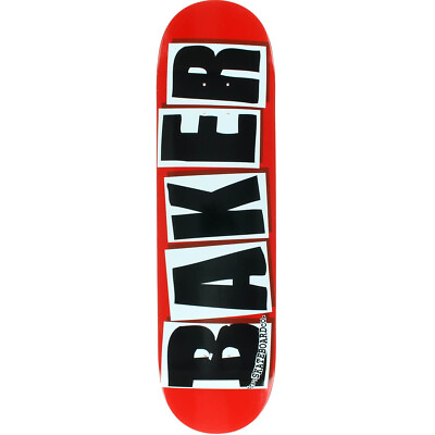 #ad Baker Skateboard Deck Brand Logo Red Black 8.38#x27; BRAND NEW IN SHRINK $67.95
