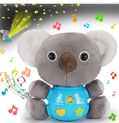 #ad 3 in 1 Koala Plush Baby Musical Toy Star Projector Light Up Baby Toys 0 3 6 8 $10.00