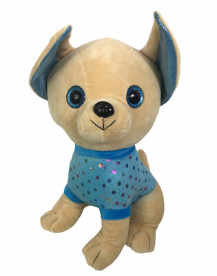 Fun amp; Fun Toys Dog 20” Plush Toy Stuffed Blue Eyes Big Ears $15.00