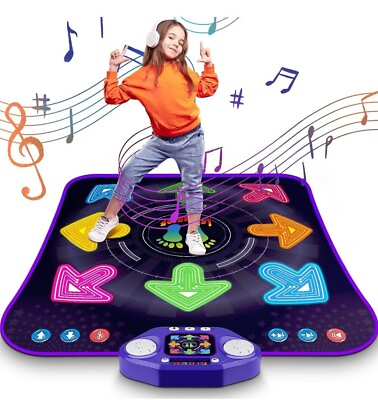 #ad Dance Mat Toys for 3 12 Year Old Girls amp; Boys Dance Mats with Light Up 8 Button $45.99