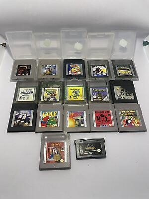 #ad Nintendo Gameboy Game Lot Of 17 Games ALL UNTESTED Pre Owned Condition $129.99