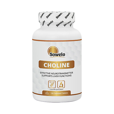 #ad SOWELO CHOLINE 500mg TABLETS HEALTHY LIVER BETTER MEMORY $22.79