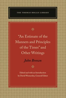 #ad Estimate of the Manners and Principles of the Times and Other Writings Hardc... $30.68