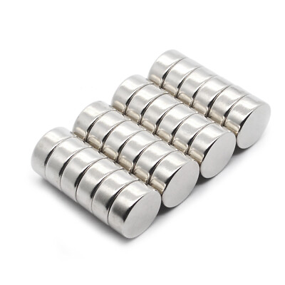 #ad 2 50pcs 20x8mm Super Strong Powerful Rare Earth Neodymium Round Disc Magnets N50 $4.98