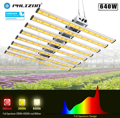 #ad Spider 640W LED Grow Light w Samsung LM561C Indoor Medical Commercial Grow Lamp $179.19