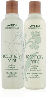 #ad Aveda rosemary mint purifying shampoo and weightless conditioner 8.5 oz Duo $39.99