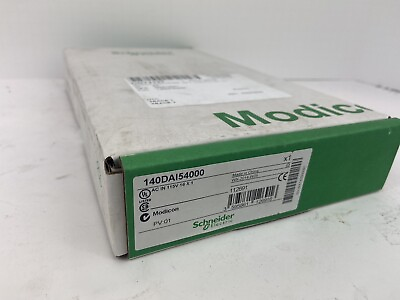 #ad Schneider 140DAI54000 Modicon Control Module Factory Sealed Box US Shipper $699.99