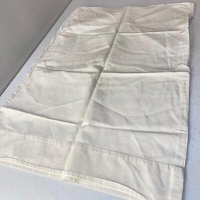#ad cotton pillowcase standard white solid color modern $5.19