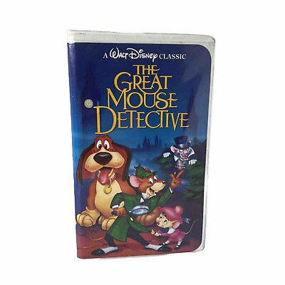 #ad The Adventures of the Great Mouse Detective VHS 1993 $9.99
