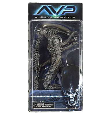 #ad NECA Aliens Warrior Alien vs Predator AVP Black 7quot; Action Figure 1:12 In Stock $33.99