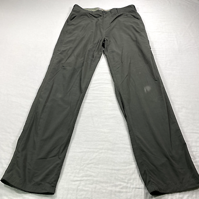 #ad REI Pants Mens 36x36 Gray Nylon Straight Leg Outdoor Lightweight Adult * $18.88