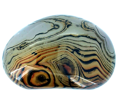 #ad 230ct Natural Fine Botswana Agate AAAA Chakra Reiki Healing Stone Loose 44x29mm $43.00