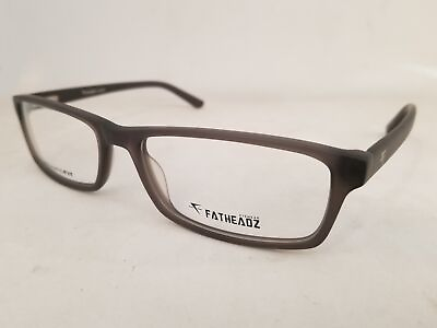 #ad FATHEADZ EYEWEAR FH 00189 Rain King eyeglasses Frame Matte Grey 61mm Extra Large $69.90