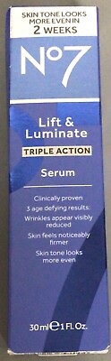 #ad #ad No7 Lift amp; Luminate Triple Action Serum 1oz H6 $16.00