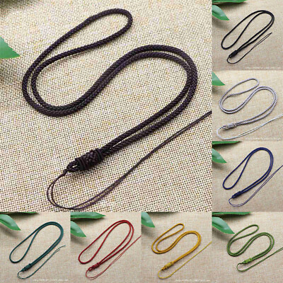 #ad 5pcs String Silk Chinese Love Rope Jewelry Cord Necklace Pendant Thread Knotted C $5.32