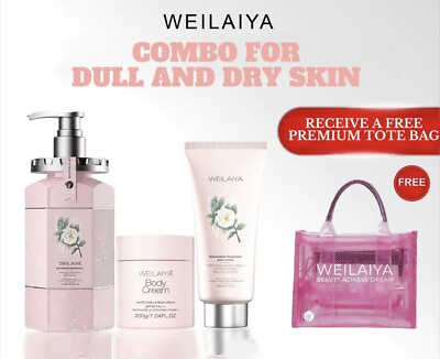 #ad WEILAIYA Camellia Collection Face amp; Body Day CreamShower GelBody LotionTOTE $90.00