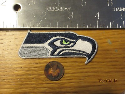 #ad Seattle Seahawks 3quot; Patch 2012 Present Primary Logo Football $3.00