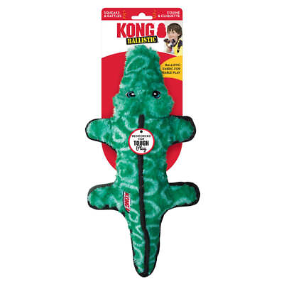 #ad KONG Ballistic Dog Toy Alligator MD LG 2 pack $20.95