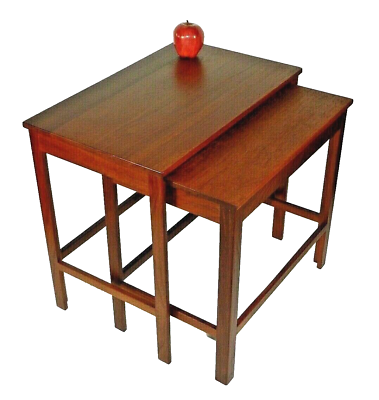 #ad Vintage Mid Century Danish Teak Nesting Tables $274.99