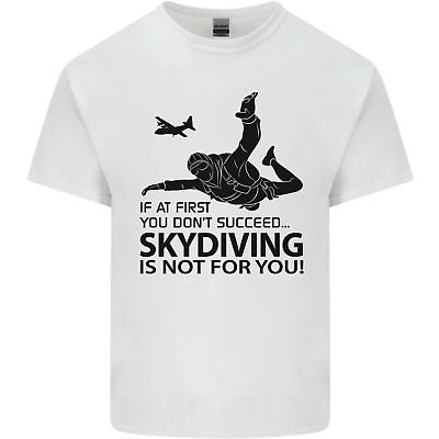 #ad Skydiving Is Not for You Skydive Skydiver Mens Cotton T Shirt Tee Top GBP 7.99