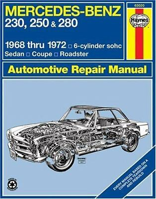 #ad Mercedes Benz 230 250 and 280 1968 1972 6 Cylinder sohc Sedan Coupe Roa $28.99