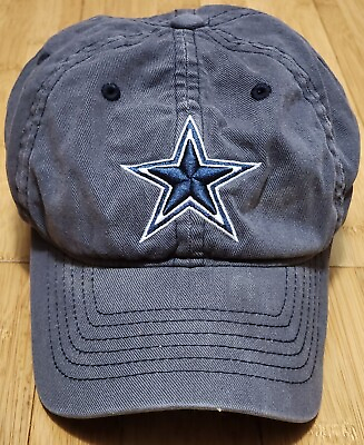 #ad Dallas Cowboys NFL Authentic Sideline Reebok Blue Distressed Hat Cap One Size $15.99