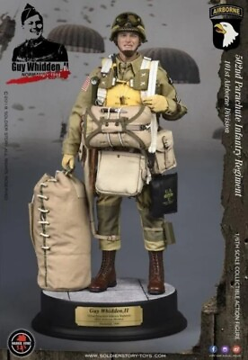 #ad 1 6 101ST AIRBORNE GUY WHIDDEN INFANTRY WW2 SOLDIER STORY MIB $275.00