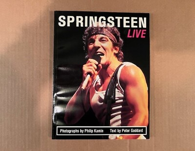 #ad Springsteen Live Book by Philip Kamin amp; Peter Goddard 1984 $10.00