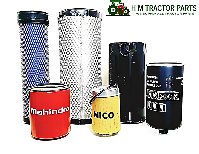 #ad GENUINE FILTER PACK OF 6 FOR MAHINDRA TRACTOR $119.99