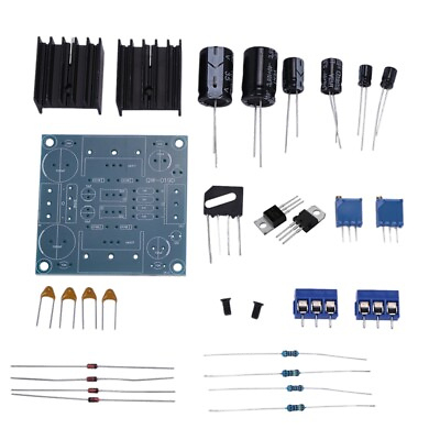 #ad LM317 LM337 Positive and Negative Dual Adjustable Supply Board Diy Kit P3F5 AU $17.99