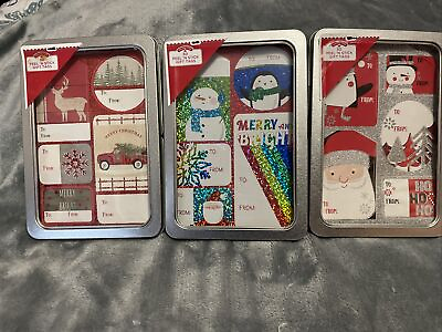 #ad Holiday Style quot;Classicquot; Self Adhesive Printed Tags 150ct. Total 50 Tags In EA. $7.00