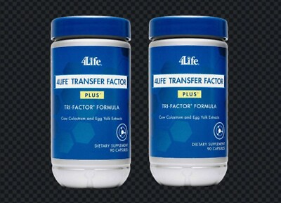 #ad 2Pack 4Life Transfer Factor Plus Tri Factor Formula With Zinc 60Sv Exp 11 25 $115.00