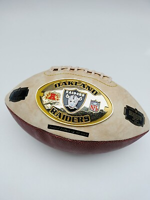 #ad Commemorative Oakland Raiders Limited Edition Collectors Football *Read Dscrpn* $199.97