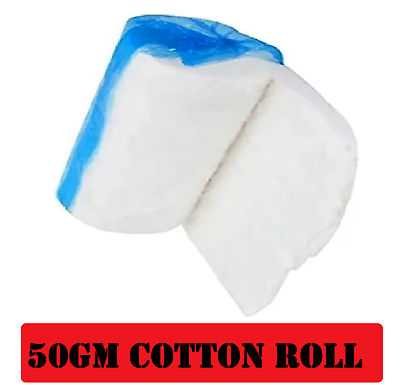 #ad White Cotton Roll Dr Cotton Roll For Healthcare Packaging Size 50g cotton roll $9.00