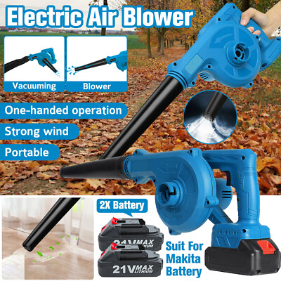#ad Electric Air Blower Cordless Leaf Blower 2 Batteries Handheld And Lightweight $36.23