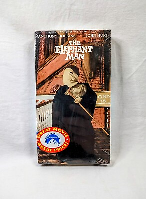 #ad The Elephant Man VHS Movie 1980 Paramount NEW Sealed Watermark David Lynch Film $12.95