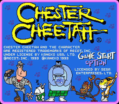 #ad Chester Cheetah Too Cool Sega Genesis Game Complete $42.97