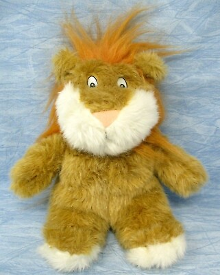 #ad Plush Lion Vintage 10in stuffed animal $11.89