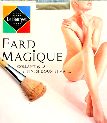 #ad Tights Le Bourget Eyeshadow Magic Matt Panama 15D Size 2 FR40 42 UK9 USA D38 $12.05