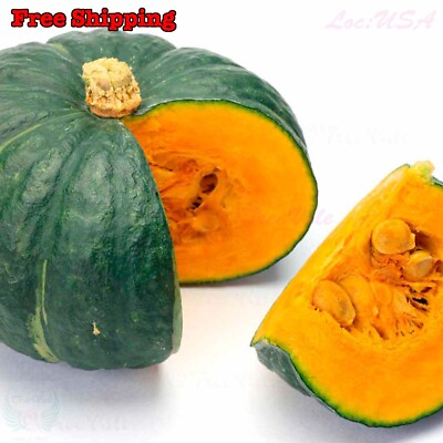 #ad JAPANESE KABOCHA SEEDS pumpkin winter squash heirloom GREEN PUMPKIN Seeds $2.99