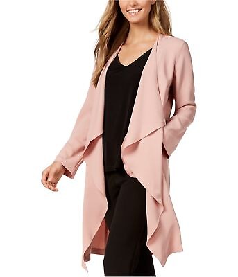 #ad Nine West Womens Soft and Light Jacket Pink X Small $85.48