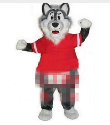 #ad Halloween Husky Wolf Mascot Costume Cosplay Party Dress Outfits Clothing Adults $393.85