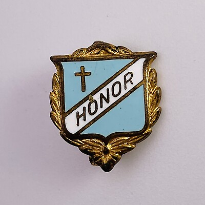 #ad Catholic School Honor Roll Recognition Award Pin Lapel Hat Charming Size $14.95
