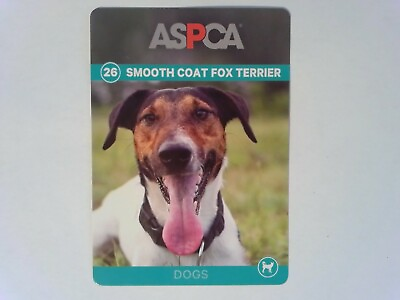 Smooth Coat Fox Terrier #26 2016 ASPCA Pets amp; Creatures Trading Cards Dog LB7 $1.99