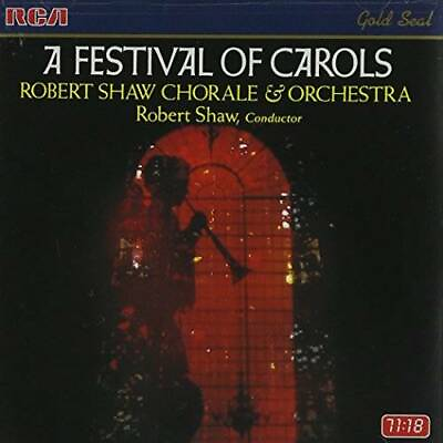 #ad A Festival of Carols Robert Shaw Chorale amp; Orchestra Audio CD VERY GOOD $5.99