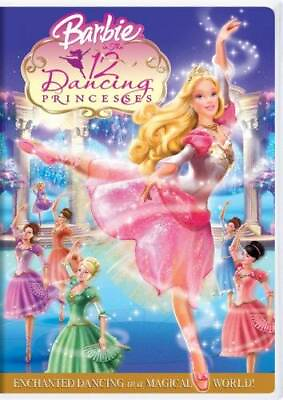 #ad Barbie in The 12 Dancing Princesses DVD VERY GOOD $4.58