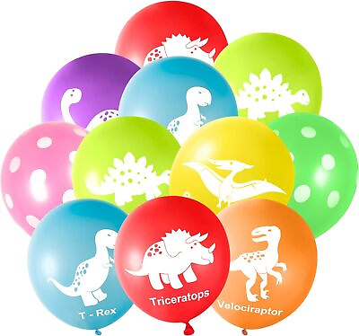#ad FEPITO 32 Pieces 12quot; Dinosaurs Balloons Dinosaur Latex Balloons for Dinosaur Pa GBP 8.18